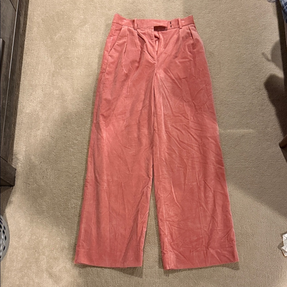 Banana Republic Salmon Wide Leg Pants